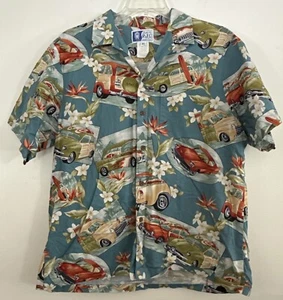 Styled by RJC hawaiian shirt Men’s XL Cars Surf Beach Casual Button Down Vac - Picture 1 of 6