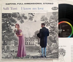 Capitol SP8556 Salli Terri I KNOW MY LOVE Almeida FDS stereo INSERT colorband LP - Picture 1 of 7