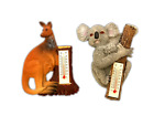 2pc Australian Souvenir Fridge Magnet Kangaroo & Koala Magnets wt