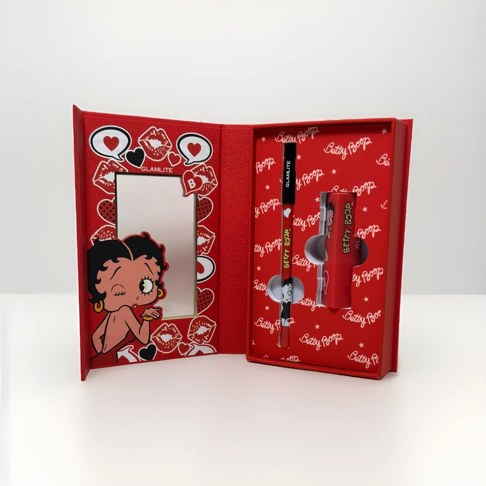 Glamlite Betty Boop Kit: Creamy Red Lipstick + Velvet Lip Liner- Collector’s Box - Image 1 of 4
