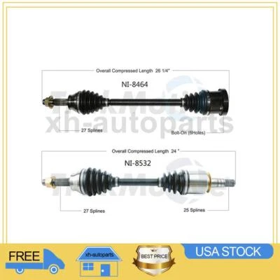 Se adapta a Infiniti M35 2X 2006~2008 eje delantero izquierdo y derecho TrakMotive CV XH Foto 1 de 3