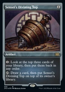 MTG SENSEI's DIVINING TOP 566 FOIL EXC ETCHED CAPPA DELLE PROFEZIE - 2X2 X - Imagen 1 de 1