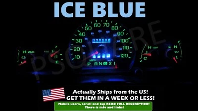 Kit de bombilla LED velocímetro azul hielo para Mercury Grand Marquis 2003 2005 Foto 1 de 2