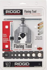 23332 345 Flaring Tool, Pipe Flaring Tool for 45-Degree Flares Gray Small Ridgid - Picture 1 of 7