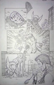 Shadowhawk (5th) Resurrection #1 Original Artwork Tone Rodriguez Image United - Bild 1 von 4