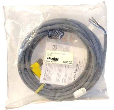 Cable PLC Efector US/3-DC-PNP-R2L-PUR-5M U80350 con un conector circular de 4 pines Foto 1 de 3