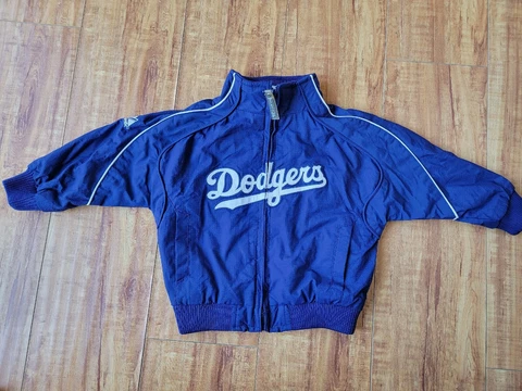 LOS ANGELES DODGERS Baseball Infant Baby 18 Months MAJESTIC Jacket Cover