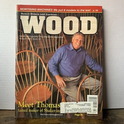 Wood Magazine August 1998 Meet Thomas The Famed Maker Of Shake-ins - Image 1 of 4