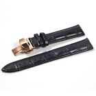 Leather Watch Band 20Mm With Steel Buckle