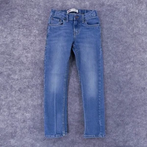 Levi's 511 Jeans Youth 8 Reg 24x22 Slim Stretch Straight Light Wash Adjustable  - Picture 1 of 12