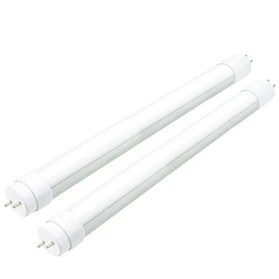2PCS F15T8 LED Tube Light,120V,7W,18" Length,5000K Daylight White,Rotatable E... - Image 1 of 4