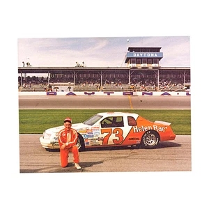 Postal Phil Barkdoll Helen Rae 5x7 Nascar - Imagen 1 de 2