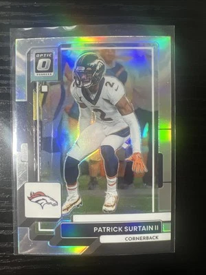 2022 Panini Donruss Optic Patrick Surtain II Silver Holo Prizm - Image 1 of 2