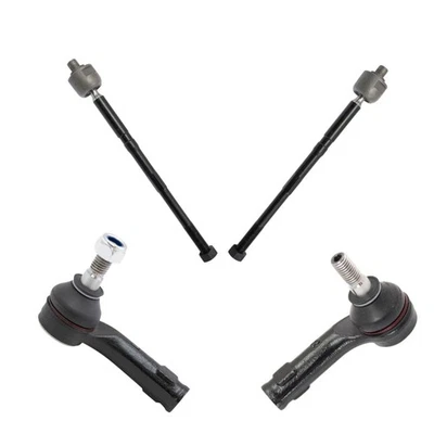 Inner and Outer Tie Rod Set For 2011-2019 Ford Fiesta - Image 1 of 4