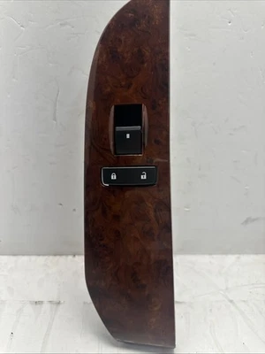 Interruptor de ventana Suburban Yukon Escalade 2007-2014 lado del pasajero delantero grano de madera Foto 1 de 4