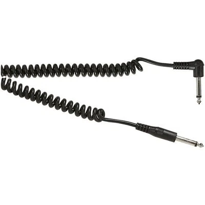 Cable de guitarra en ángulo recto con cable apantallado rizado 6 m Foto 1 de 3