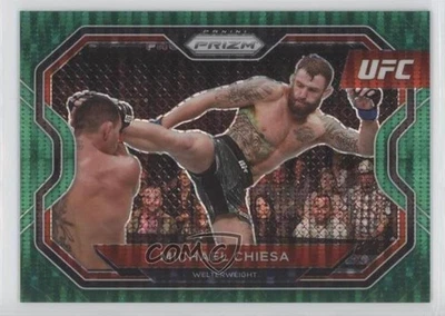 2021 Panini Prizm UFC Green Pulsar Prizm /25 Michael Chiesa #173 - Image 1 of 2
