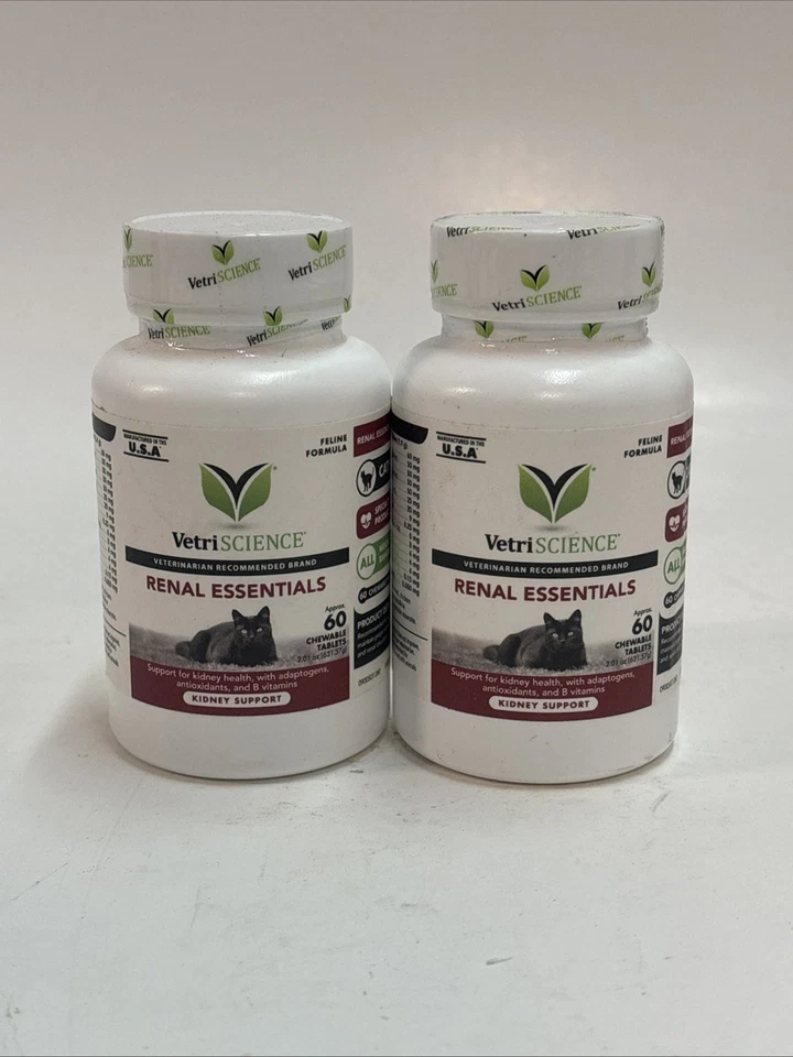 VetriSCIENCE Laboratories Renal Essentials for Cats - 60 Count