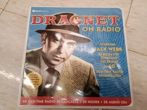 Dragnet On Radio Show Box Boxed Set 30 CD's 60 Programs 30 Hours CIB - Picture 1 of 4