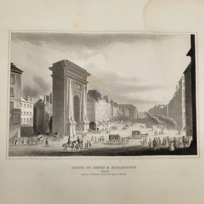 1853 Meyer Universium SECTION Portr St. Denis In Paris Illustrated Narrative 12p - Image 1 of 3