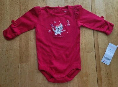 Gymboree Baby Girls Size 0/3m Red Christmas One Piece NWT  - Image 1 of 4