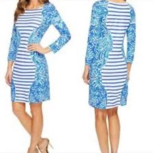 Lilly Pulitzer Nila Brilliant Blue Moon Jellies Kleid Gr. Small - Bild 1 von 15