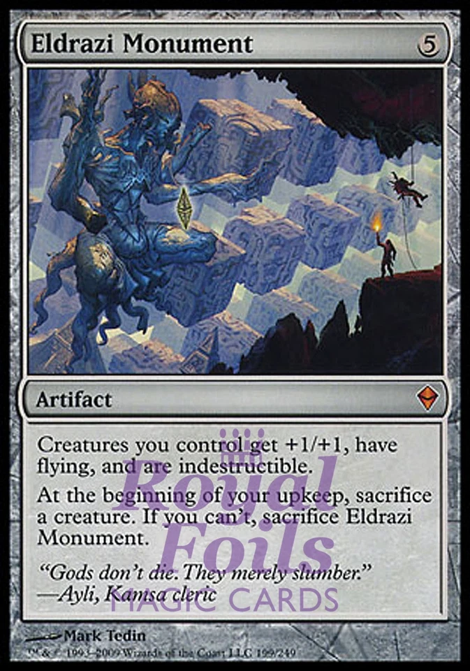 Eldrazi Monument 1x FOIL ZEN MTG Zendikar Mythic MINT artifact - Image 1 of 1
