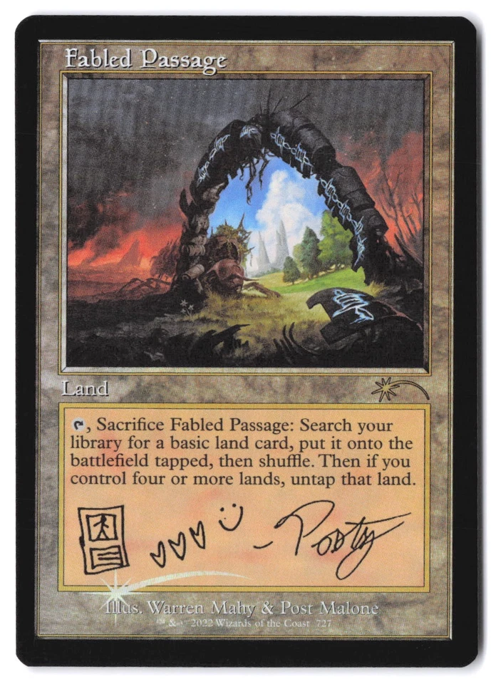 Fabled Passage (Post Malone) 727 SLD MTG NM Foil - Image 1 of 2