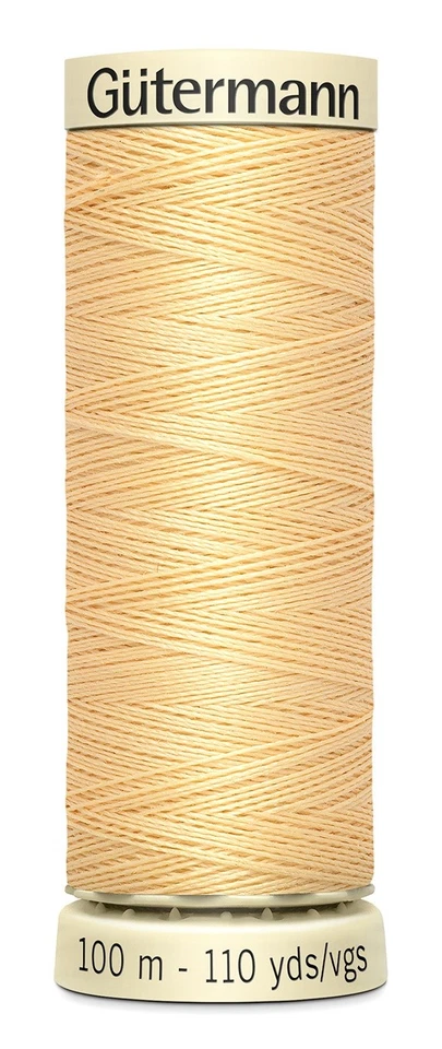 Gutermann 100P-799 Sew-All Thread 110yd-Maize Yellow - Image 1 of 1