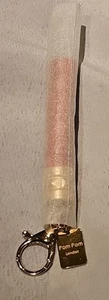 Bommel London Leder Quaste Quaste Schlüsselanhänger Gold Hardware Orange Neu kostenloser Versand - Bild 1 von 4