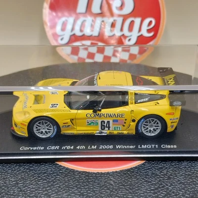 SPARK 1/43 Corvette C6R #64 4th LM 2006 Winner LMGT1 Class Gavin Beretta S0174 - Image 1 of 4