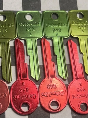 GM NOS Original Dealer Stock Key Chevy Olds Pontiac Cadillac 1967 1971 1975 1979 - Image 1 of 4