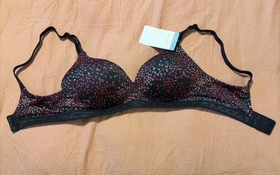 Sujetador cómodo inalámbrico ligeramente forrado Warners Cloud 9 01269 34C nuevo con etiquetas Foto 1 de 4