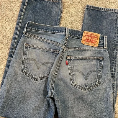 Levi Levi’s Men 32x34 Blue Denim Jeans 501 XX  VTG Vintage Cotton  Button Pants - Image 1 of 4