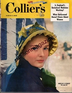 1949 Colliers March 5 - Brynhild Johnson; Roy Acuff; Hollywood doesnt know women - Picture 1 of 1