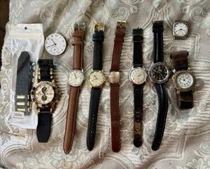 Lote de 9 relojes vintage Croton, HL Brown, Gruen, Caravelle, Vremir, Swiss Army CYMA - Imagen 1 de 20