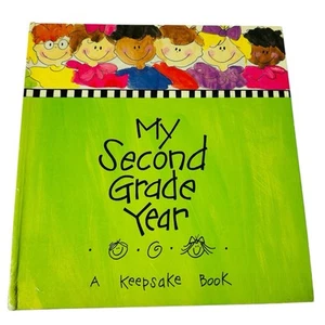 My Second Grade Year Hardcover Spiral Bound School Journal Scrapbook 2002 - Picture 1 of 10