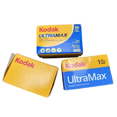 Kodak UltraMax 400 35mm Color Negative Film 24/36 Exp 3 Rolls ISO 400 Exp 2025 - Image 1 of 4