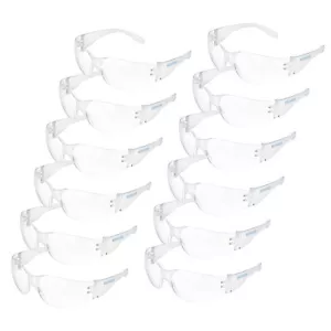 LOTE DE 12 PARES DE LENTES UV JORESTECH TRANSPARENTES ANTINIEBLA LS-786 GAFAS DE SEGURIDAD A GRANEL NUEVAS - Imagen 1 de 12