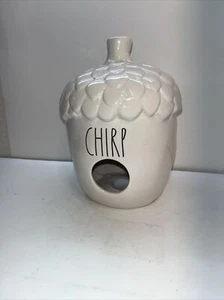 Rae Dunn Artisan Collection Magenta Chirp Acorn Shaped Ceramic Birdhouse - Picture 1 of 8