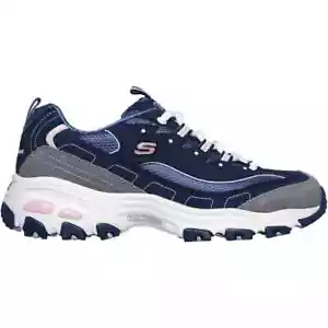 New Women's Skechers D'Lites-NEW JOURNEY 11947/NVGW Shoes Size 7.5 #ZZ - Picture 1 of 4