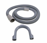 CREDA Dishwasher Inlet Water Fill Hose Pipe 1.5 Metre Length GREY HOSE