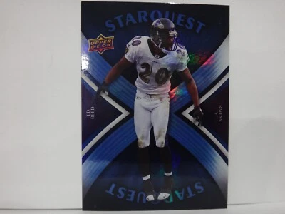 2008 Upper Deck Starquest Rainbow Blue Ed Reed #SQ12 HOF - Image 1 of 2