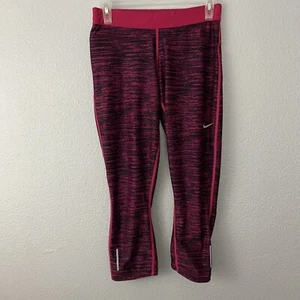 Leggings recortados Nike Dri Fit rosa teñido espacial talla mediana - Imagen 1 de 11