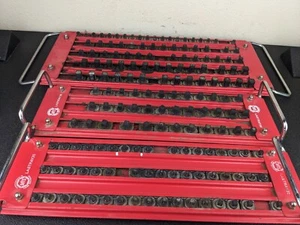 #bj205 Mechanics Time Saver Lock-A-Socket Trays LASTRAY38 LASTRAY25 + Large Tray - Picture 1 of 14