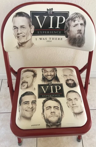 WWE 2014 VIP Ringside Chair (CM Punk, John Cena, Daniel Bryan) Cover