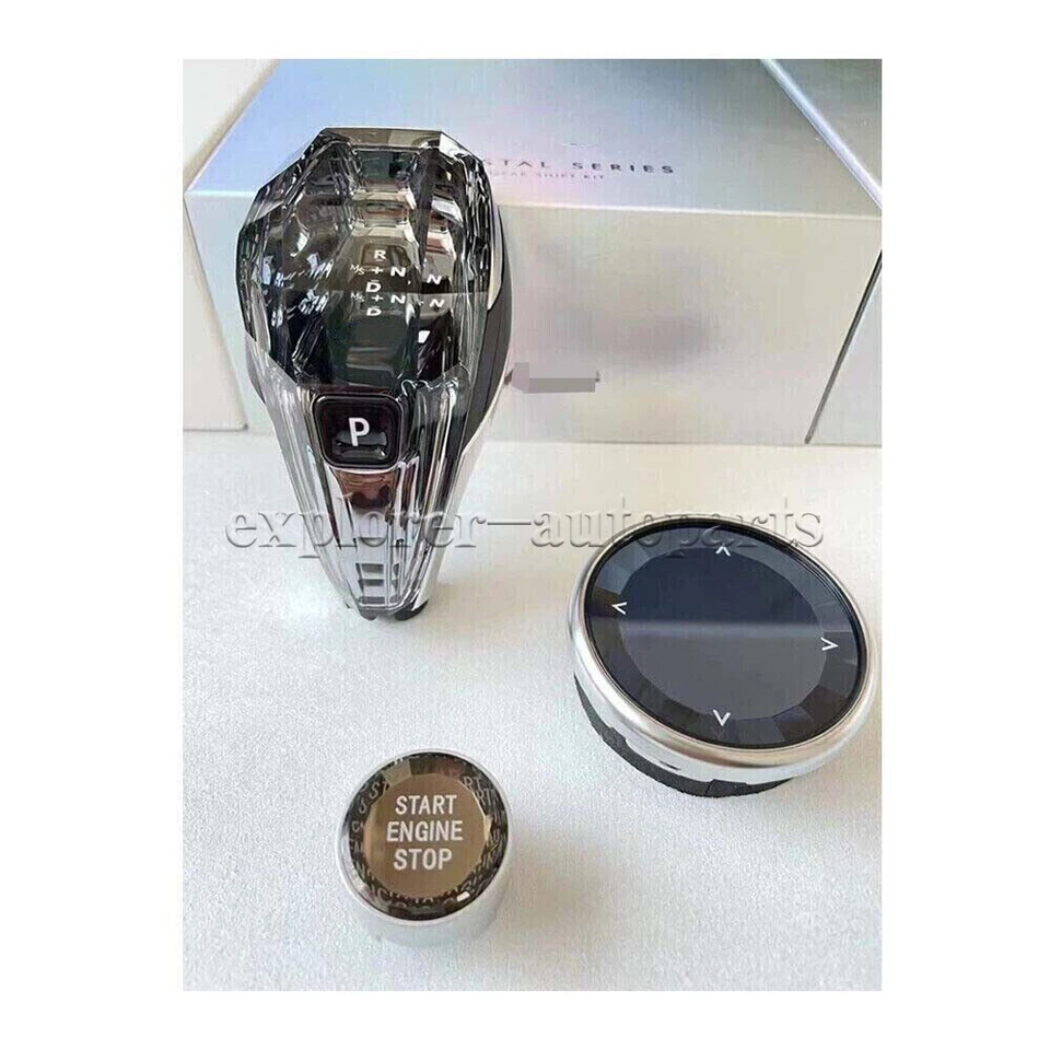 3Pcs/Set Crystal Gear Shift Knob Kit For BMW X3 X4 X5 X6 X7 1 2 3 4 5 6 7 Series Foto 1 de 4