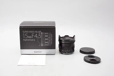 Voigtlander Super Wide Heliar 15mm f4.5 Aspherical III Lens, Sony E FE Mount - Image 1 of 4