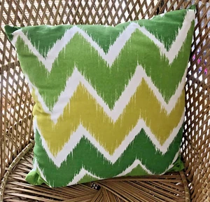 Cushion Hush-Green 43X43CM Cotton Throw Cushion Home - Picture 1 of 4