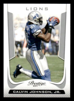 2011 Panini Prestige #65 Calvin Johnson Detroit Lions - Image 1 of 2